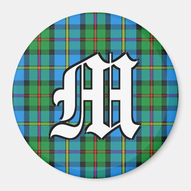 Klan MacLeod of Harris Tartan Play Accents Magnet (Framsidan)