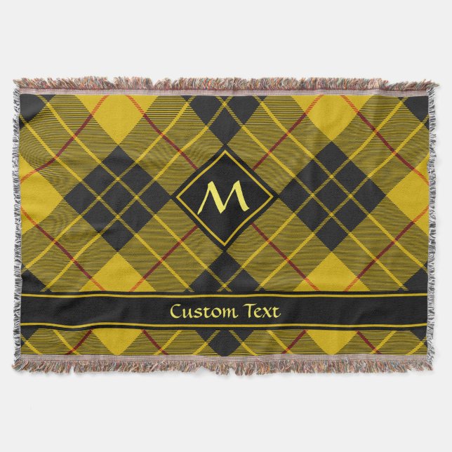 Klan Macleod of Lewis Tartan Filt (Framsidan)