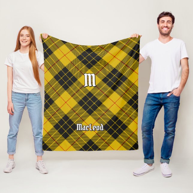 Klan Macleod of Lewis Tartan Fleecefilt (På plats)