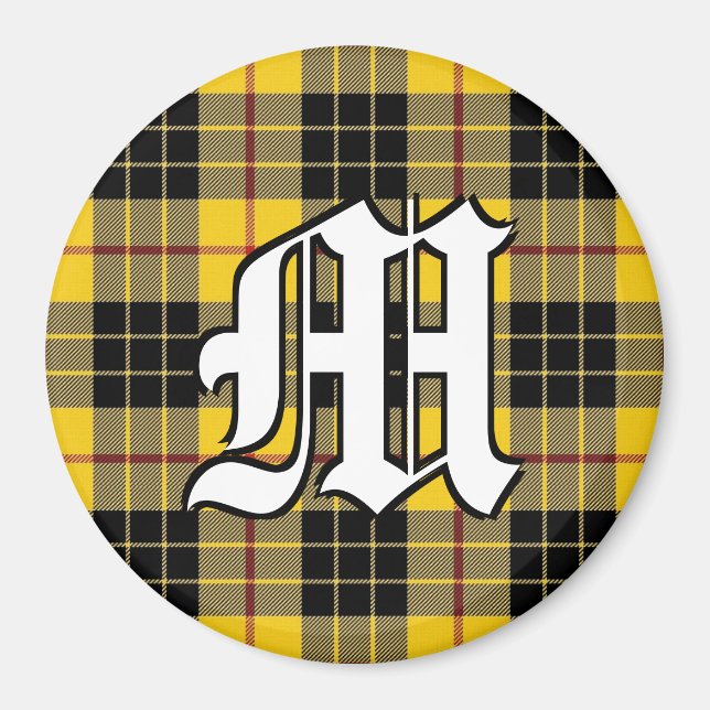 Klan MacLeod of Lewis Tartan Play-accenter Magnet (Framsidan)