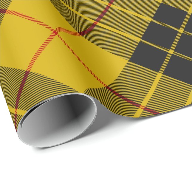 Klan Macleod of Lewis Tartan Rotation Wrapping Pap Presentpapper (Rullad Hörn)