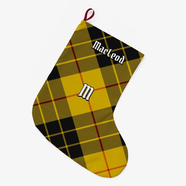 Klan Macleod of Lewis Tartan Stor Julstrumpa (Framsidan (Hängande))