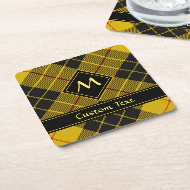 Klan Macleod of Lewis Tartan Underlägg Papper Kvadrat (Vinklad)