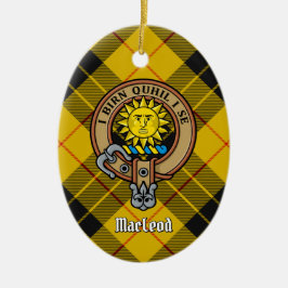 Klan MacLeod of Lewis Vapensköld Julgransprydnad Keramik
