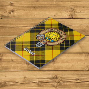 Klan MacLeod of Lewis Vapensköld över Tartan Anteckningsbok