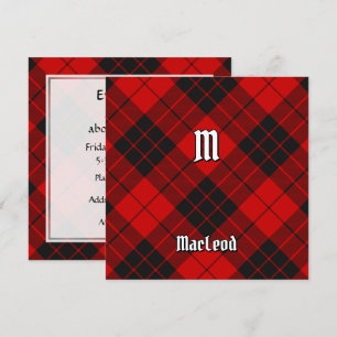 Klan Macleod of Raasay Tartan Inbjudningar
