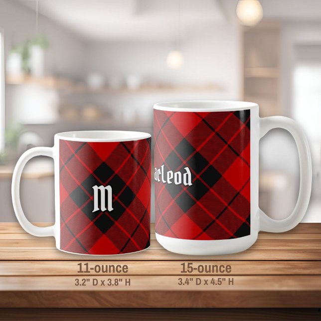 Klan Macleod of Raasay Tartan Kaffemugg (Skapare uppladdad)