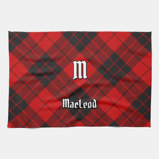 Klan Macleod of Raasay Tartan Kökshandduk (Horisontell)