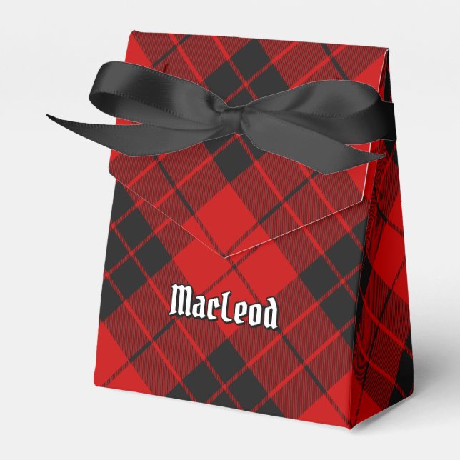 Klan Macleod of Raasay Tartan Presentaskar (Framsidan Sidan)