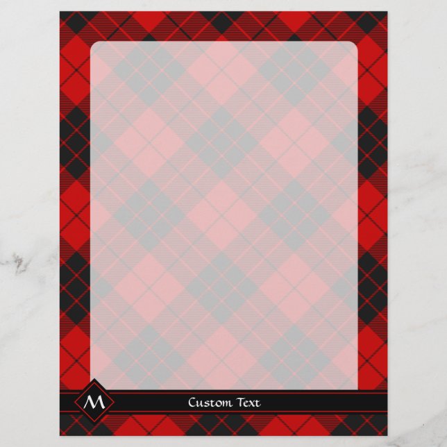 Klan Macleod of Raasay Tartan Reklamblad (Framsidan)