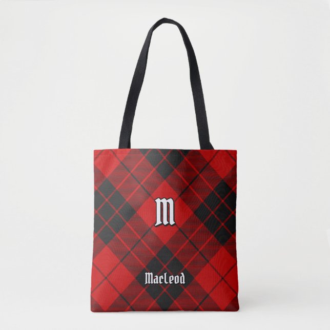 Klan Macleod of Raasay Tartan Tygkasse (Framsida)