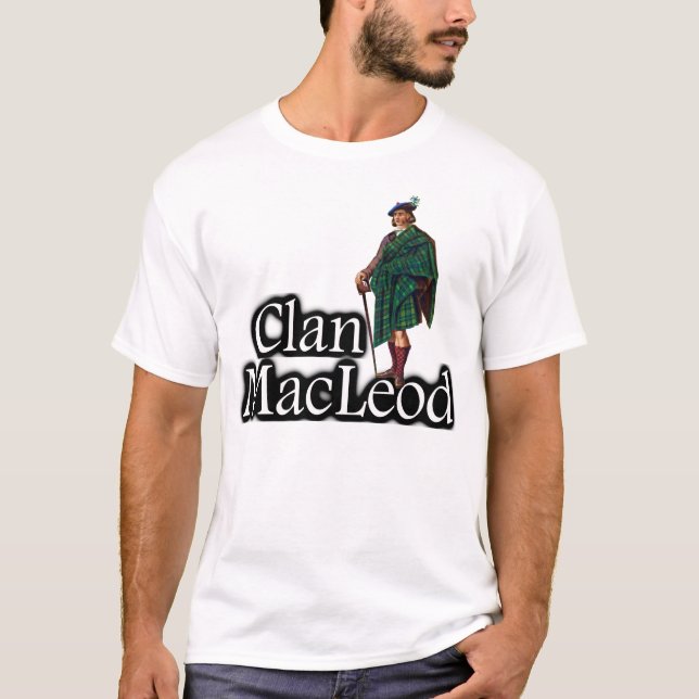 Klan MacLeod Old Scotland T Shirt (Framsida)