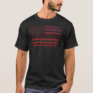 Klan MacLeod Red Scottish tartan US flagga kilt Sc T Shirt