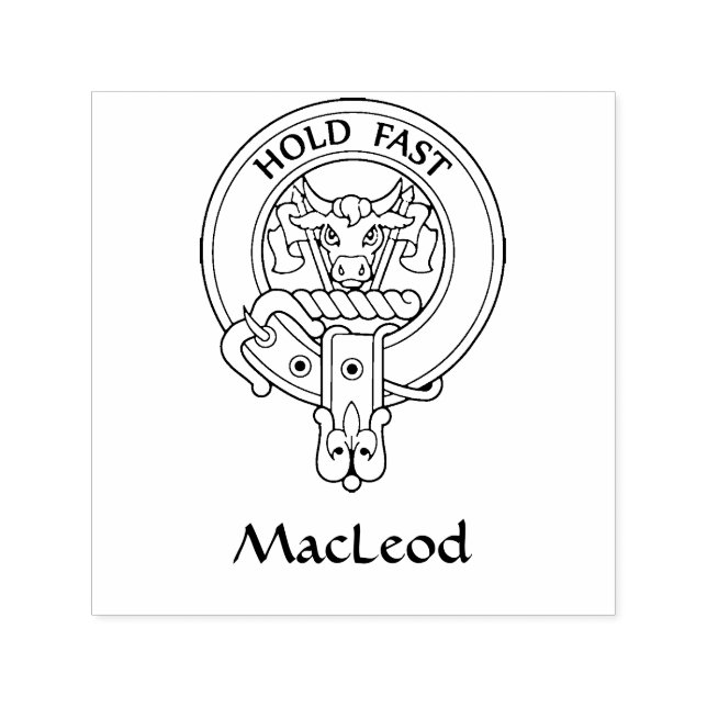Klan MacLeod [Redigera]-Vapensköld Självfärgande Stämpel (Design)