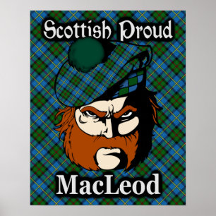 Klan MacLeod Scottish Tartan Poster