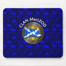 Klan MacLeod Tartan Knot & Flagga