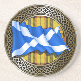 Klan MacLeod Tartan Knot & Flagga Underlägg