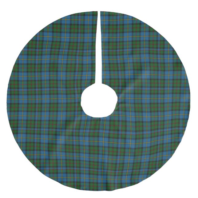 Klan MacLeod Tartan Play Träd Skirt Julgransmatta Borstad Polyester (Framsidan)