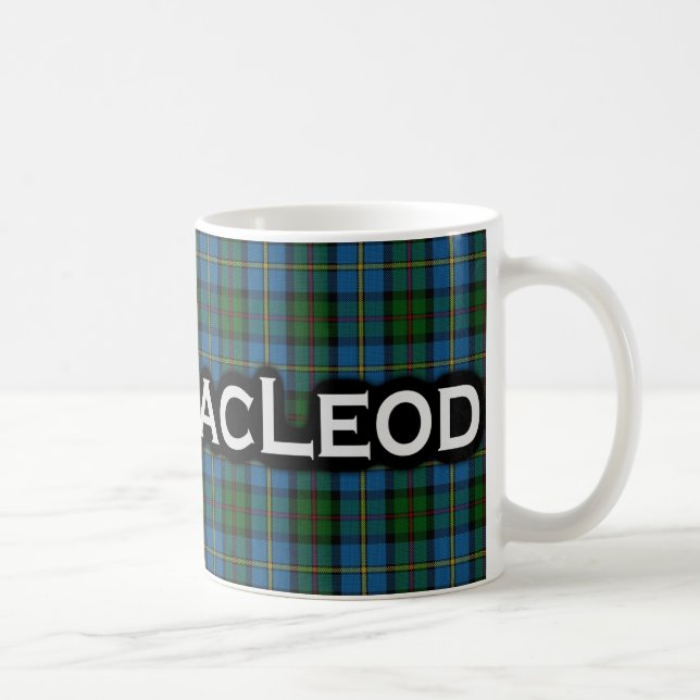 Klan MacLeod Tartan Scottish Kaffemugg (Höger)