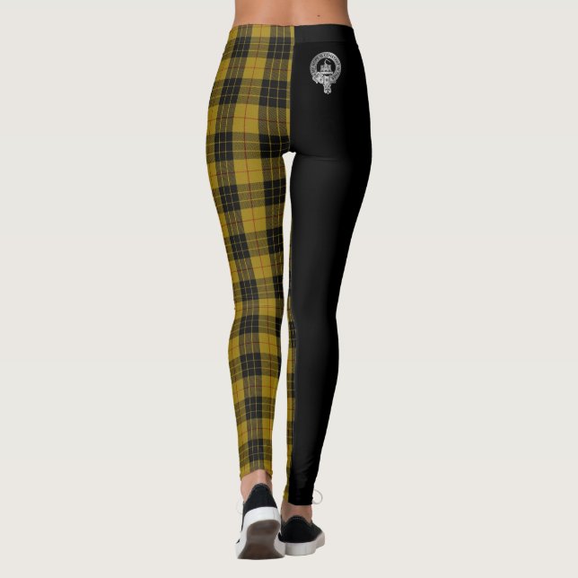 Klan MacLeod Vapensköld & Tartan Leggings (Baksida)