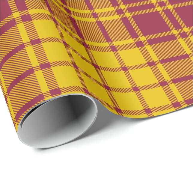 Klan MacMillan Dress Tartan Presentpapper (Rullad Hörn)