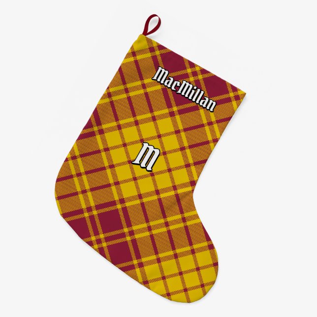 Klan MacMillan Dress Tartan Stor Julstrumpa (Framsidan (Hängande))