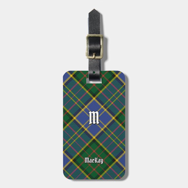 Klan MacMillan Hunting Tartan Bagagebricka (Vertikal Framsida)