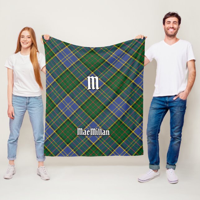 Klan MacMillan Hunting Tartan Fleecefilt (På plats)