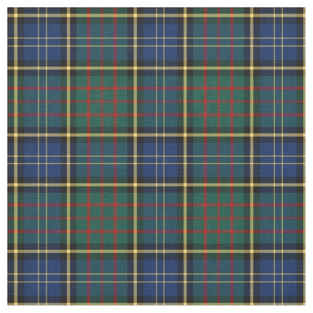 Klan MacMillan Modern Hunting Tartan Tyg (Närbild)