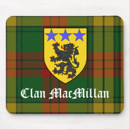 Klan MacMillan Tartan & COA Mousepad Musmatta