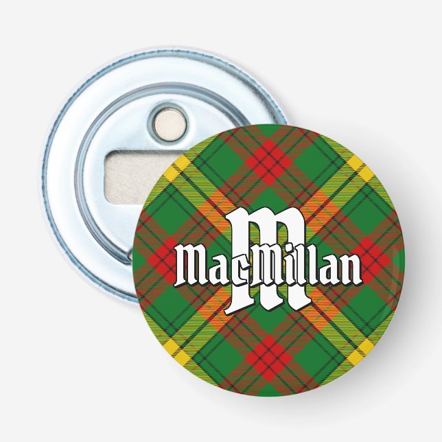 Klan MacMillan Tartan Flaska-öppnare Flasköppnare (Framsidan)