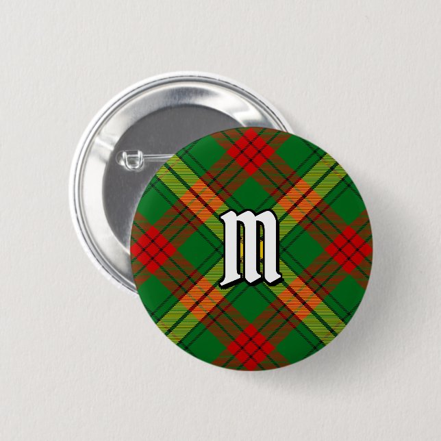 Klan MacMillan Tartan Knapp (Framsida & baksida)