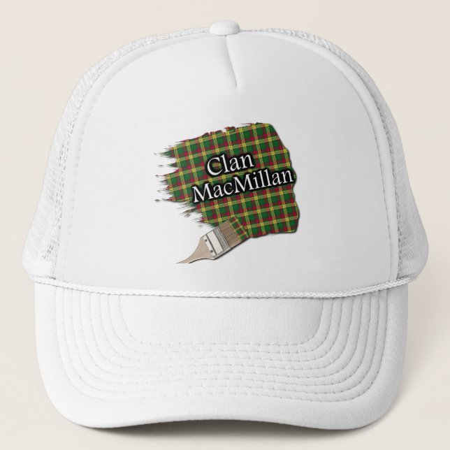 Klan MacMillan Tartan Paint Push Cap Keps (Framsida)