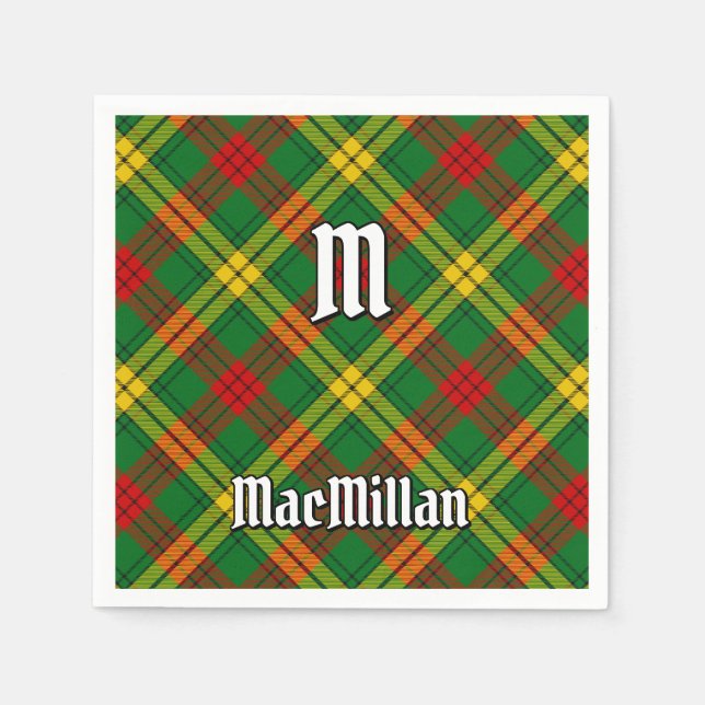 Klan MacMillan Tartan Pappersservett (Framsidan)
