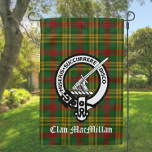 Klan MacMillan-Vapenskölden Badge & Tartan