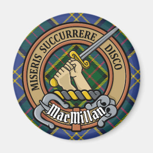Klan MacMillan-Vapenskölden över jakt på Tartan Magnet