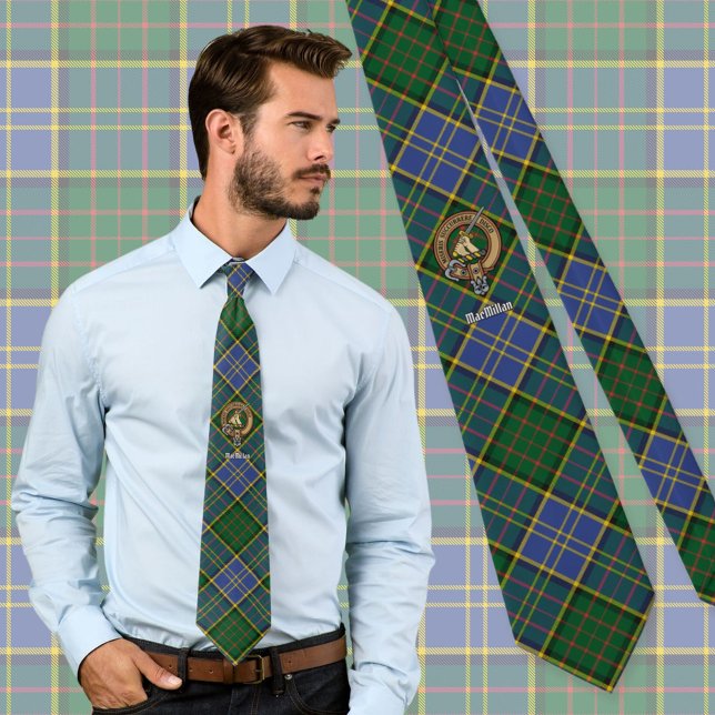 Klan MacMillan-Vapenskölden över jakt på Tartan Slips (Skapare uppladdad)