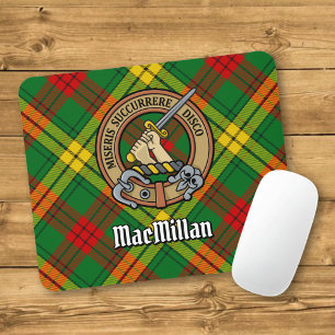 Klan MacMillan-Vapenskölden över Tartan Musmatta
