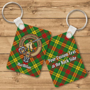 Klan MacMillan-Vapenskölden över Tartan Nyckelring