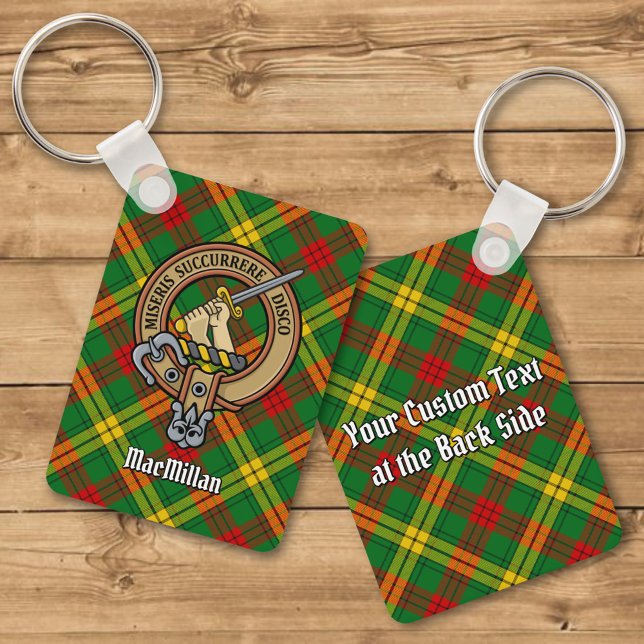 Klan MacMillan-Vapenskölden över Tartan Nyckelring (Skapare uppladdad)