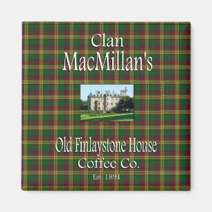 Klan MacMillans gamla Finlaystone House Coffee Co. Magnet