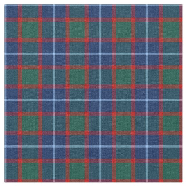 Klan MacNab Tartan Tyg (Närbild)