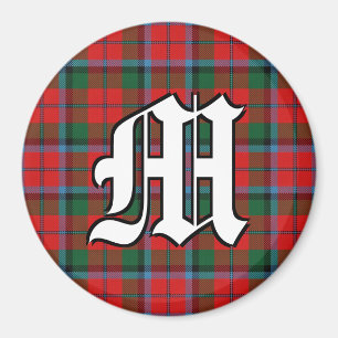 Klan MacNaughton MacNachtan Tartan Plade-accenter Magnet