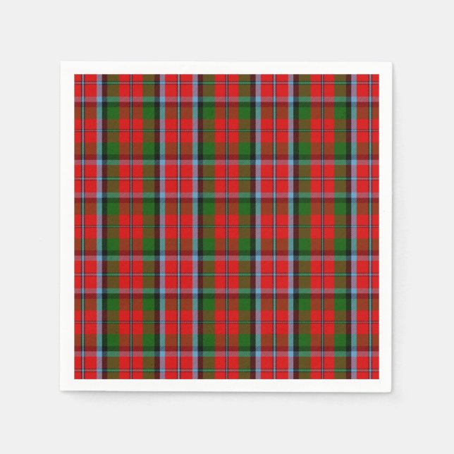 Klan MacNaughton Tartan Pappersservett (Framsidan)