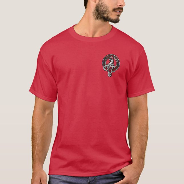 Klan MacNeacail (MacNicol/Nicolson) Vapensköld & T Shirt (Framsida)
