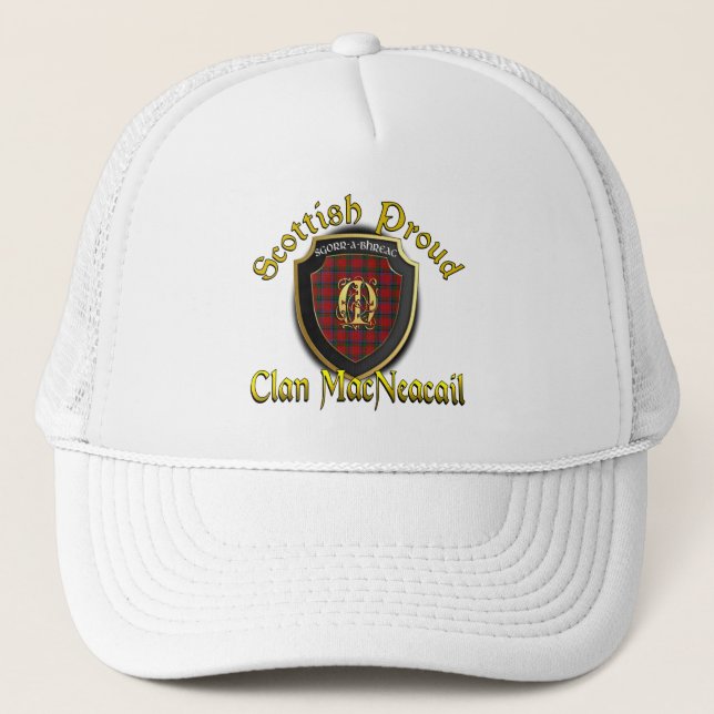 Klan MacNeacail Scottish Dynasty Cap Truckerkeps (Framsida)