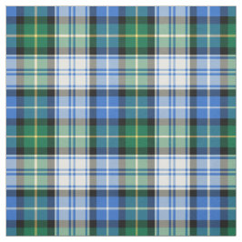 Klan MacNeil Dress Tartan Blue och Grönt Play Tyg