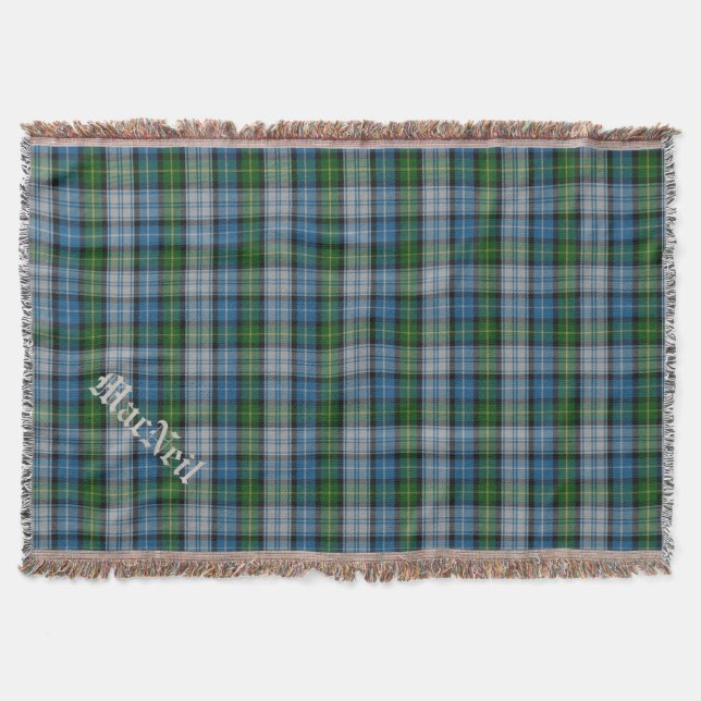Klan MacNeil Tartan Play Anpassningsbar Throw Blan Mysfilt (Framsidan)