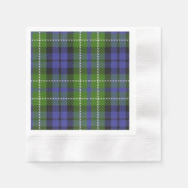 Klan MacNeill av Gigha Tartan Pappersservett (Framsidan)
