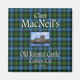 Klan MacNeil's Old Kisimul Castle Coffee Co. Magnet